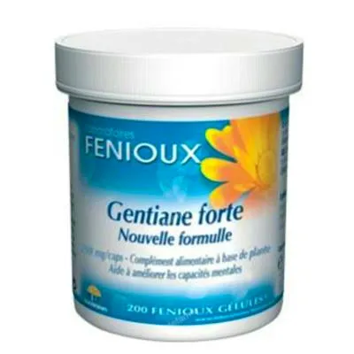 Genciana forte 290 mg 200 cápsulas, Fenioux