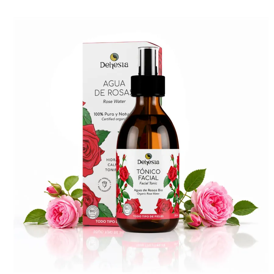 Tónico facial agua de rosas BIO 250 ml, Dehesia