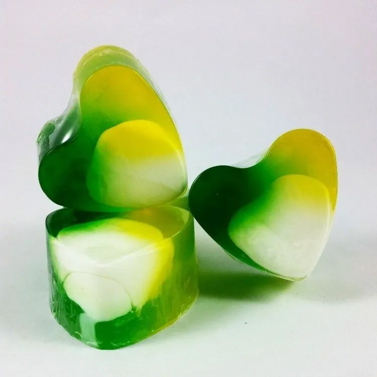 Jabón forma corazón de jazmín, Big Soap Factory