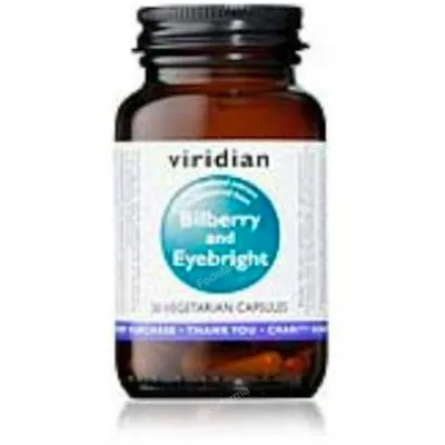Arándano y eufrasia 30 cápsulas vegetales, Viridian