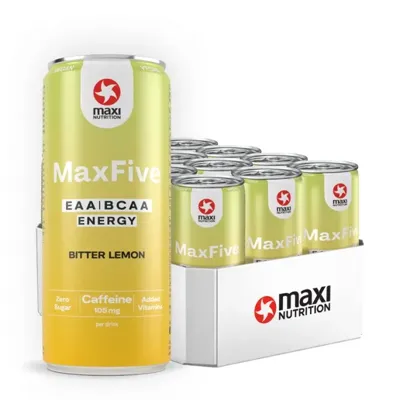 Maxfive Bitter Lemon 12 x 330 ml, Maxi Nutricion