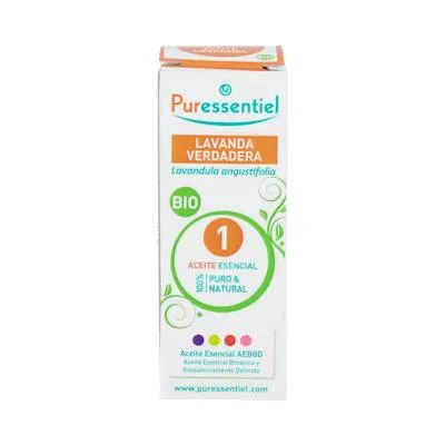 Aceite esencial de lavanda verdadera BIO 10 ml, Puressentiel