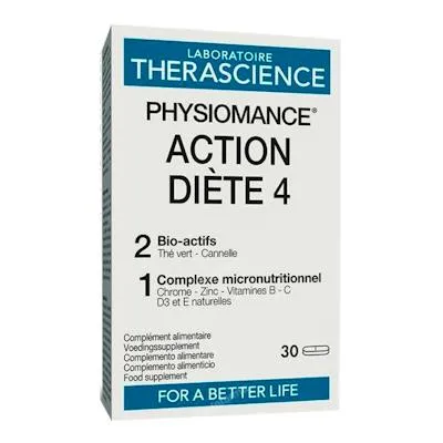 Physiomance accion dieta 4 30 comprimidos, Therascience