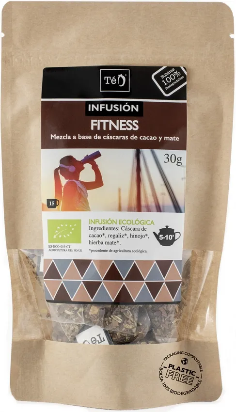 Fitness-Aufguss 15 Teebeutel téo-teo BIO 30 g, Teo Bio