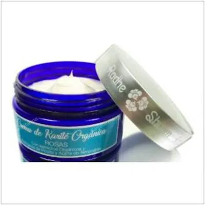 Crème beurre de karité bio roses 100 g, Radhe Shyam