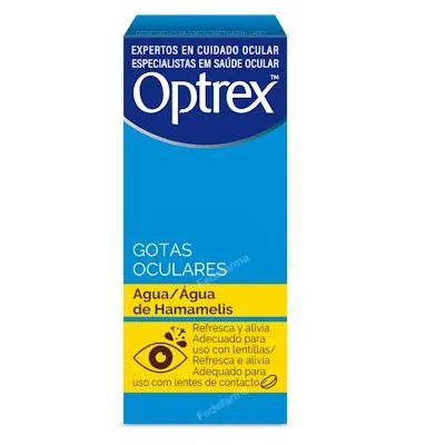 Colirio agua hamamelis 10 ml, Optrex