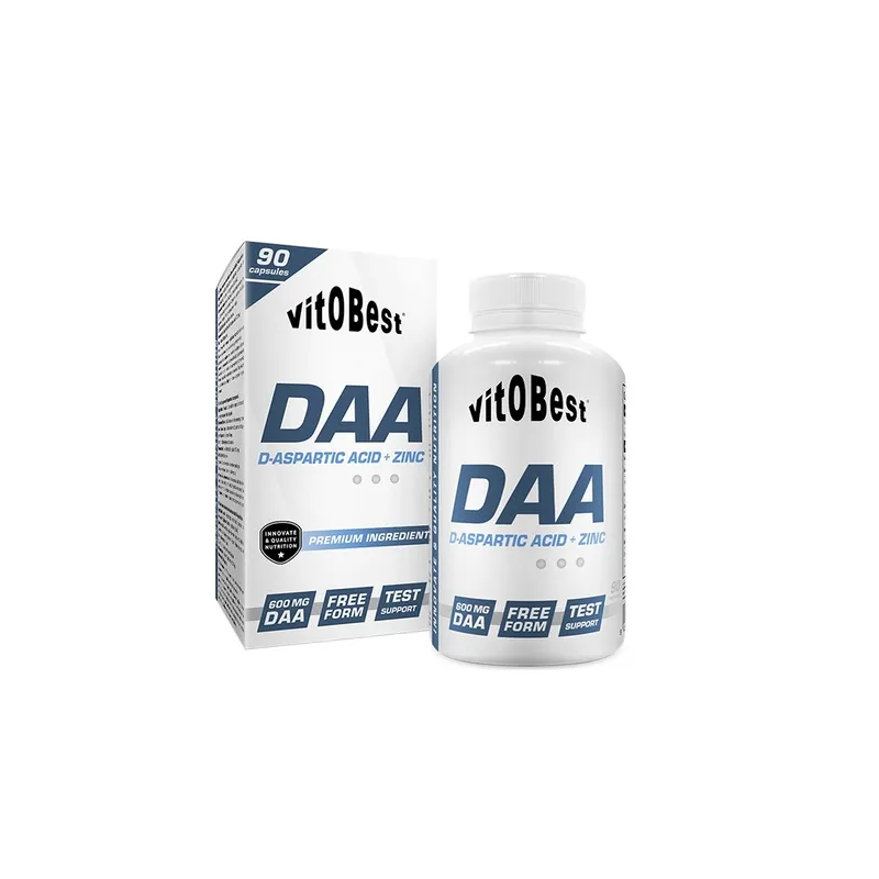 Daa ácido d-aspartico + zinc vitobest 90 cápsulas, Vit.o.best