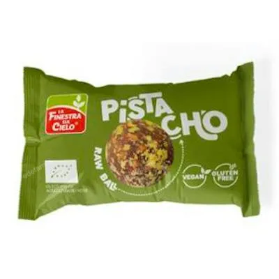 Barretta energy ball pistacchio senza glutine BIO 20 pz., La Finestra Sul Cielo