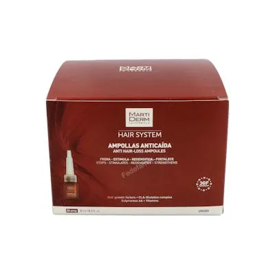 Hair system 3GF anticaída 28 ampollas, Martiderm