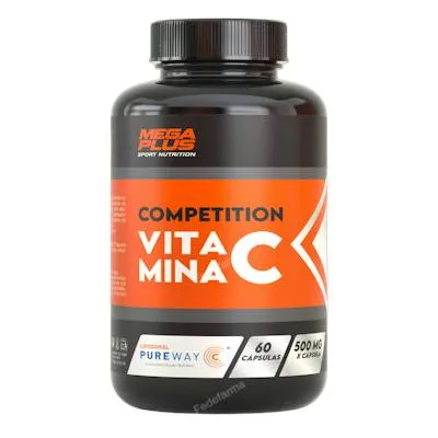 Vitamina C competition 60 cápsulas, Mega Plus