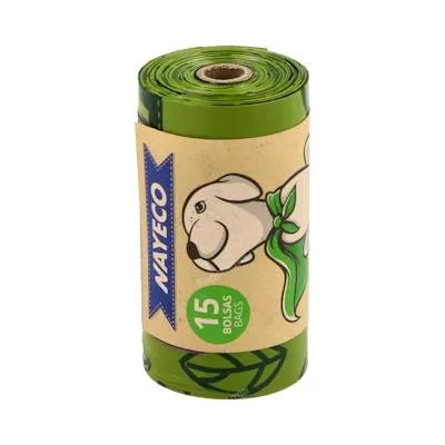 Nayeco rol van 15 hygiënische zakjes met lavendelgeur (v.v.e. 20) acc vet BIO, Nayeco Vet