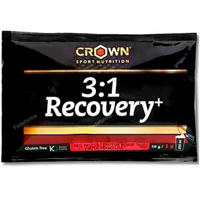 3:1 recovery+ sobre frutos rojos 50 g, Crown Sport Nutrition