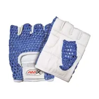 Guantes rejilla color azul talla S, Amix