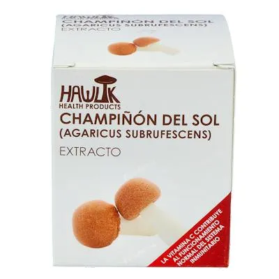 Champiñon del sol extracto puro 60 cápsulas vegetales, Hawlik