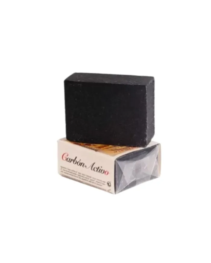 Jabón carbón activo BIO 100 g, La Jaboneria