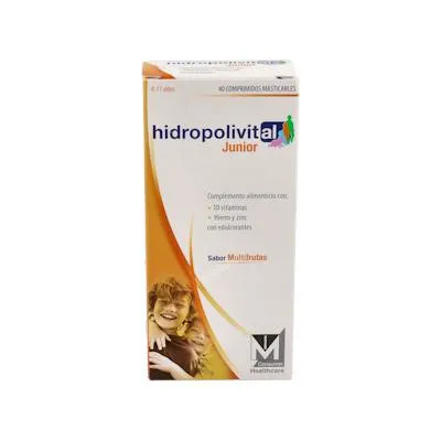 Junior 40 comprimidos, Hidropolivital