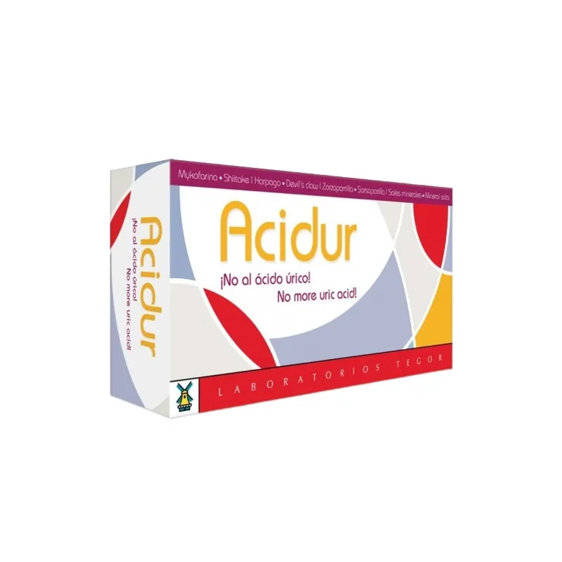 Acidur 60 cápsulas, Tegor