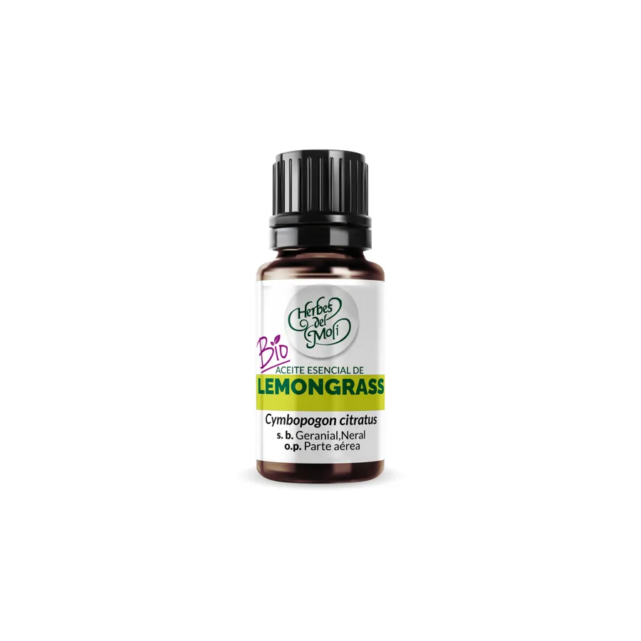 Aceite esencial de lemongrass BIO 10 ml, Herbes Del Moli