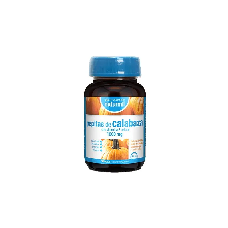 Graines de courge + vit E 1000 mg 90 gélules, Dietmed