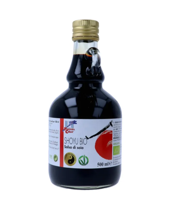 Salsa soja shoyu sul cielo BIO 500 ml, Finestra