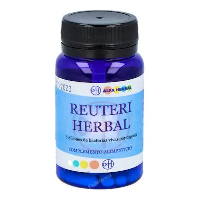 Reuteri herbal 20 cápsulas, Alfa Herbal