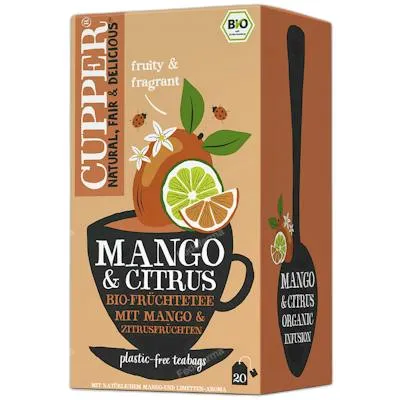 Mango Citrus Kräutertee BIO 20 Briefchen, Cupper