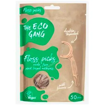 Floss pick menta 50 uds., The Eco Gang
