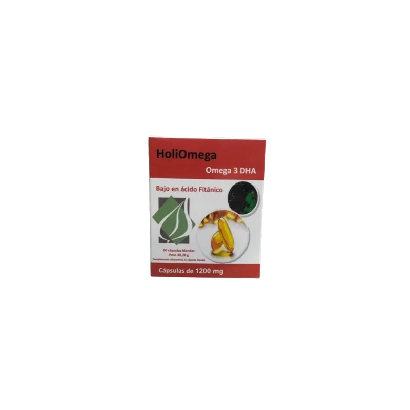 Holiomega omega 3 dha 60 cápsulas, Holilaf