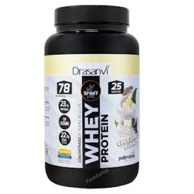 Whey protein conc. chocolate blanco sport 750 g, Drasanvi Sport Live