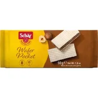 Wafer pocket barquillo avellana s/gl 50 g, Schar