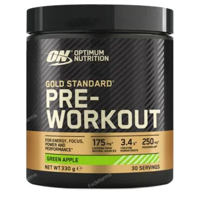 On gold standard pre workout green apple 300 g, Optimum Nutrition