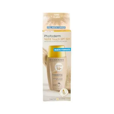 Fotoprot photoderm nude touch SPF 50+ claro 40 ml, Bioderma