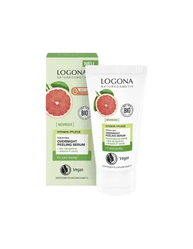 Sérum peeling vitamínico noturno toranja & vitamina F e E BIO, Logona