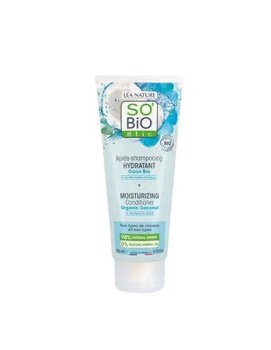 Coconut & hyaluronic acid hydrating conditioner, SO'BiO étic