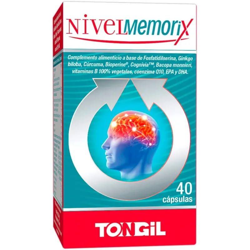 Nivelmemorix 40 cápsulas, Tongil