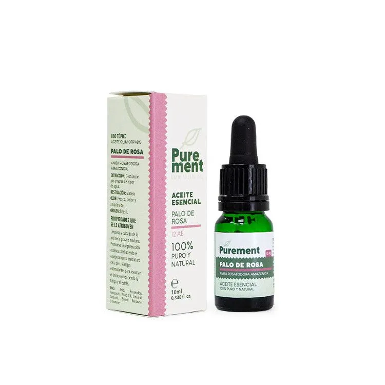 Aceite esencial de Palo de Rosa 10 ml, Purement
