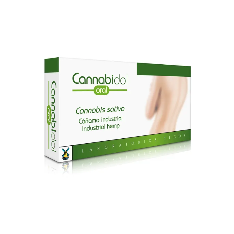 Cannabidol oral 393 mg 60 cápsulas, Tegor