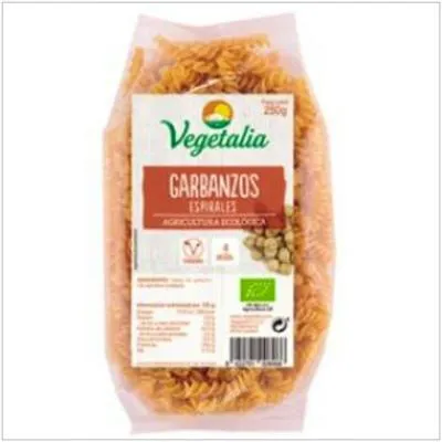 Espirales de garbanzos sin gluten BIO 250 g, Vegetalia