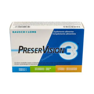 Preservision 3 60 cápsulas, Bausch + Lomb