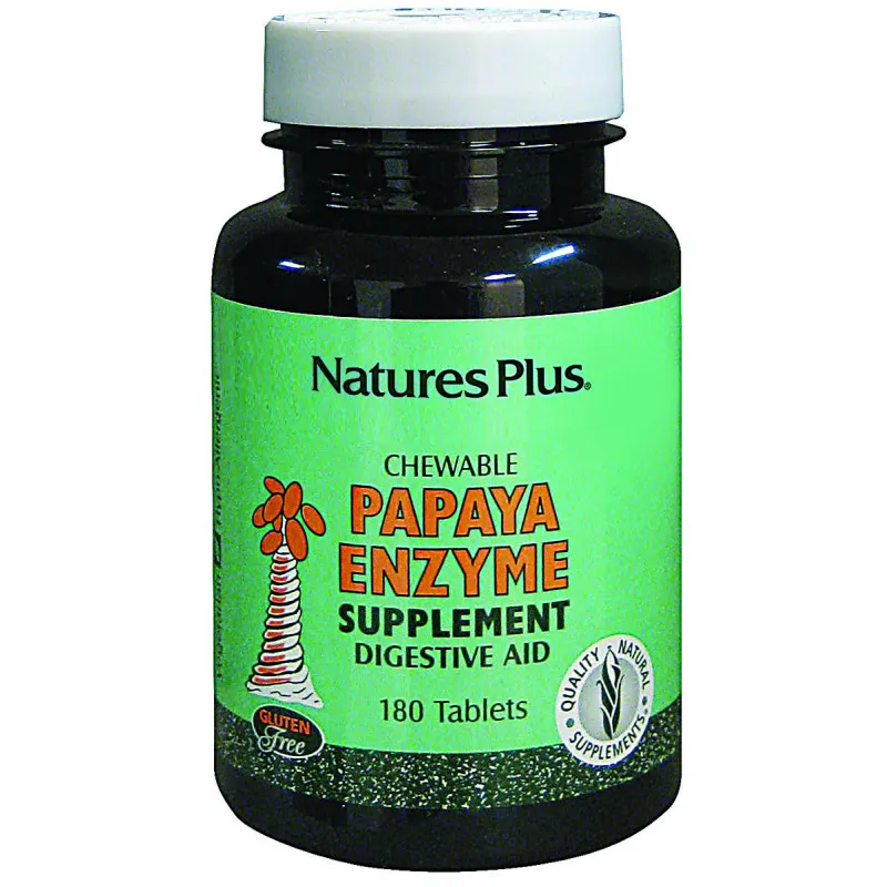 Papaya enzyme n. plus 180 comprimidos, Natures Plus