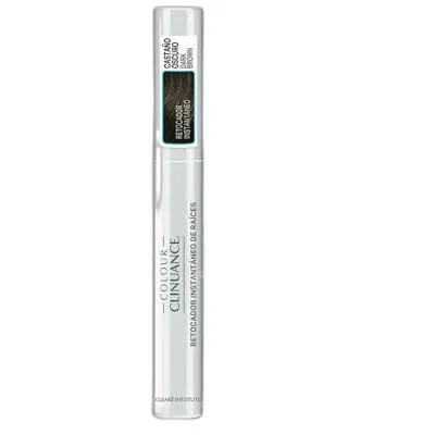 Retocador de cabelos brancos e sobrancelhas castanho escuro 10 ml, Cleare Institute