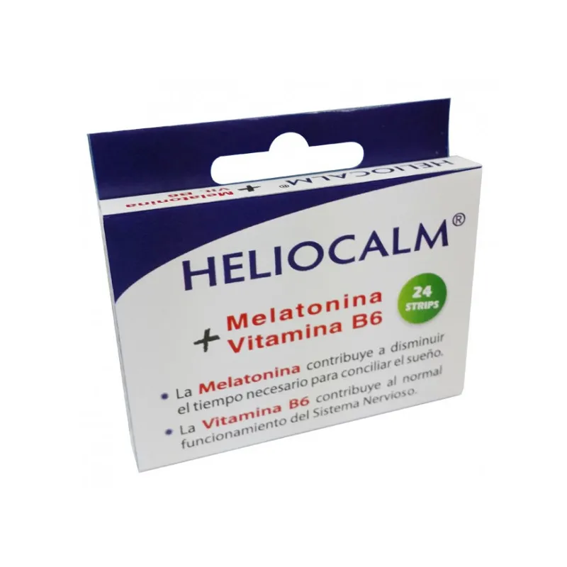 Heliocalm (melatonina+b6) 24 strips 60 mg, Heliosar