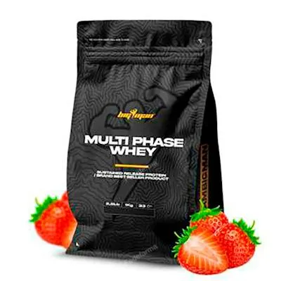 Multi-phase whey fresa 1 kg, Bigman