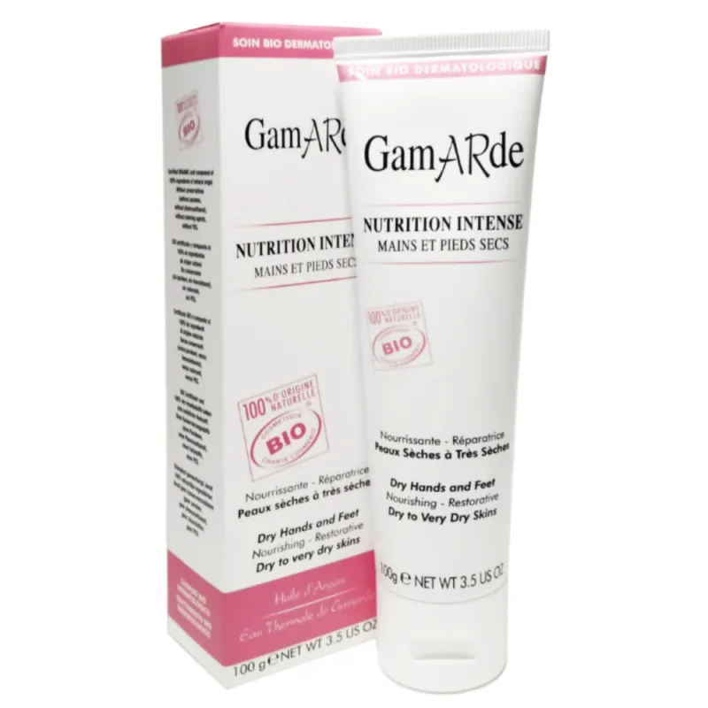 Crema manos y pies nutrición intensa 100 g, Gamarde