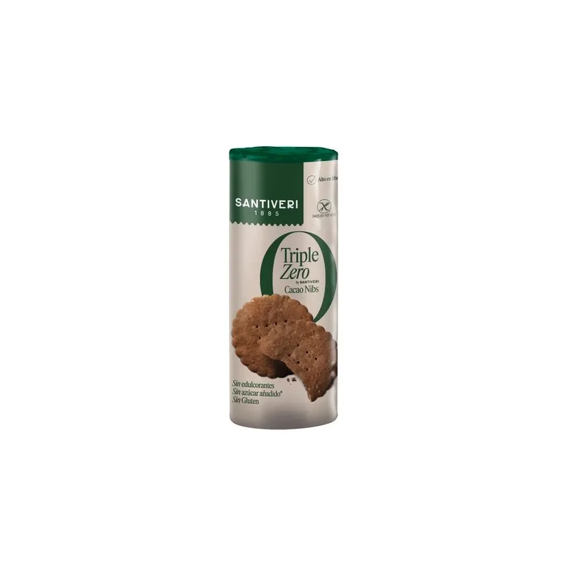 Biscotti triple zero cacao nibs 210 g, Santiveri