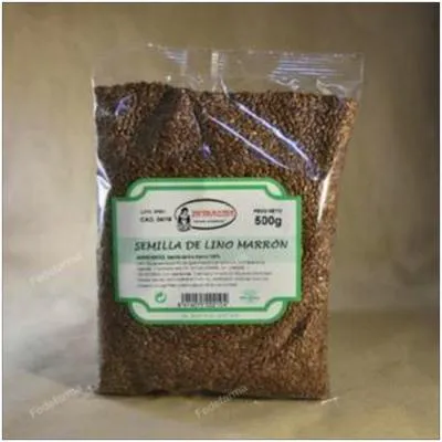Semillas de lino marron 500 g, Intracma