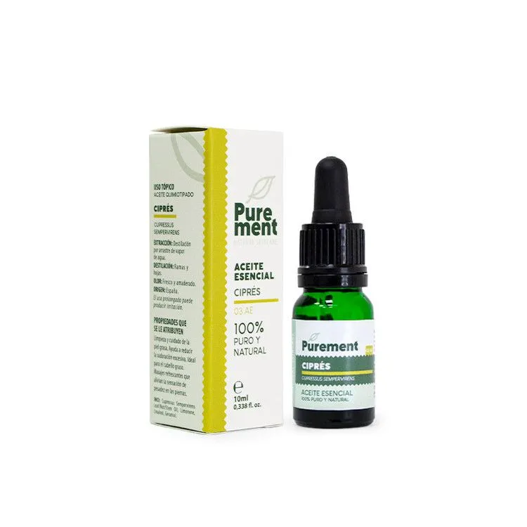Aceite esencial de Ciprés 10 ml, Purement