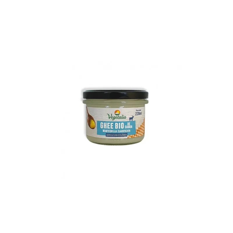 Mantequilla ghee cabra clarificada BIO 180 g, Vegetalia