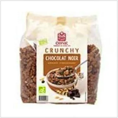 Muesli crunchy chocolate negro BIO 500 g, Celnat