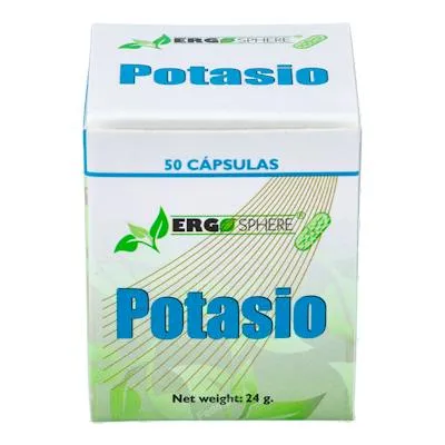 Potasio ergosphere 50 cápsulas, Ergonat